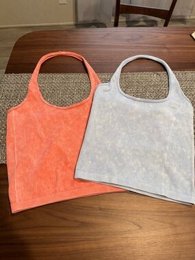 American Eagle ribbed halter tops
